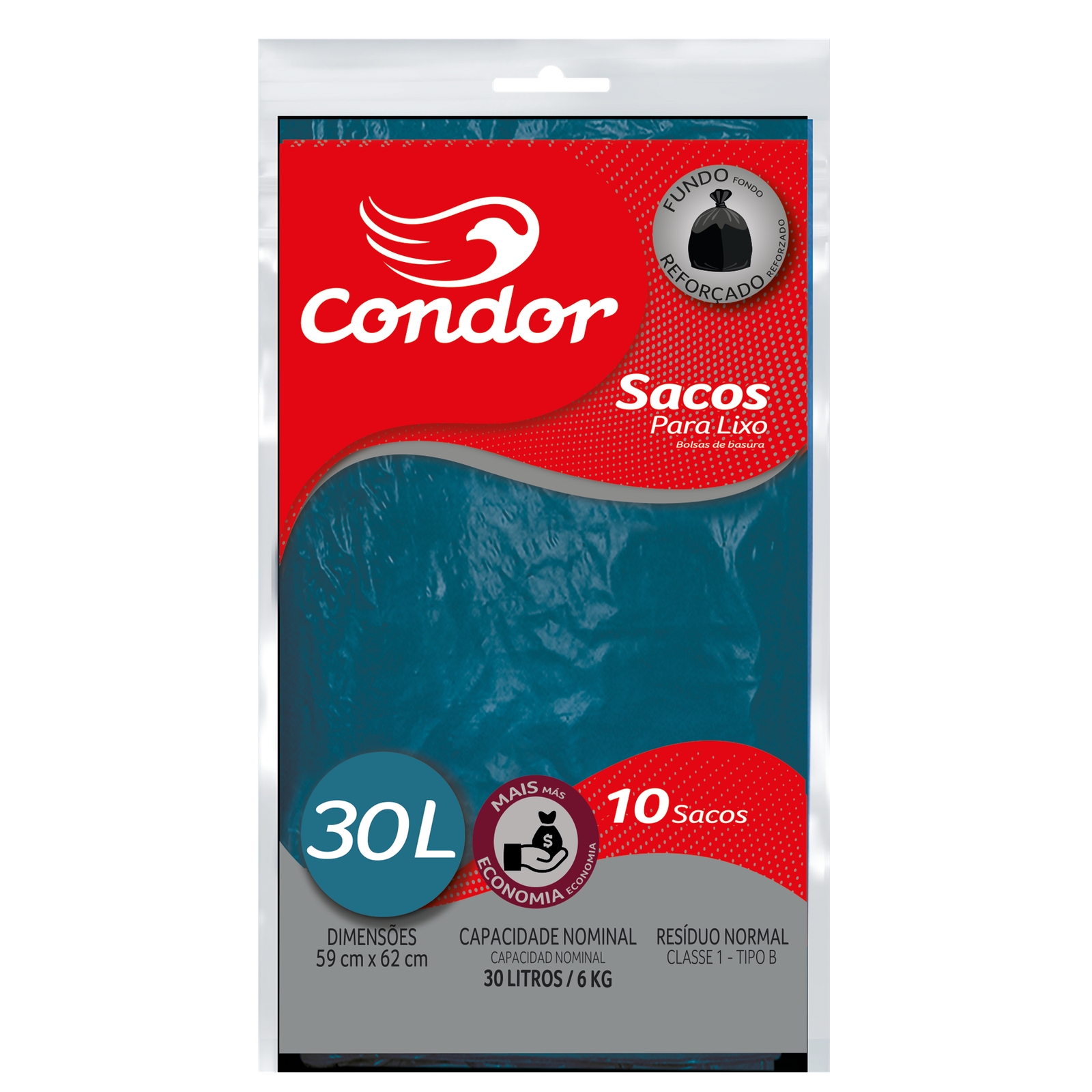 Saco para Lixo 30L Almof.